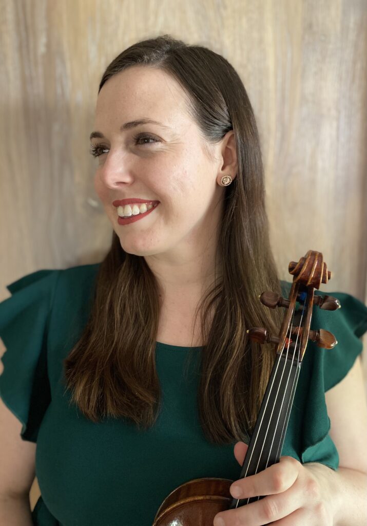 Molly Hines with her violin